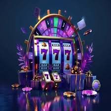 Reel mesin slot dengan animasi warna-warni dan tema beragam